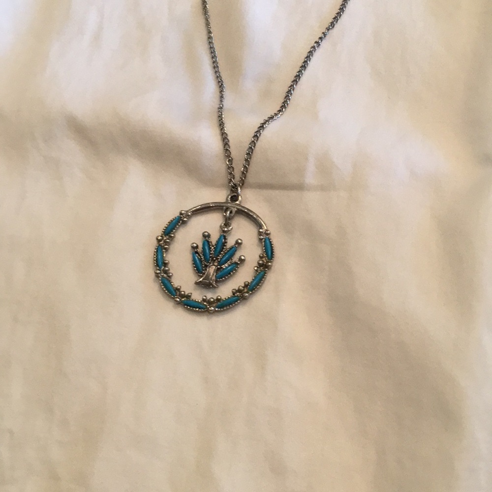 Unique silver pendant necklace